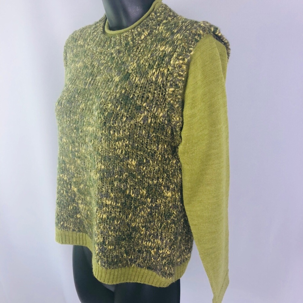 Moss green color sweater